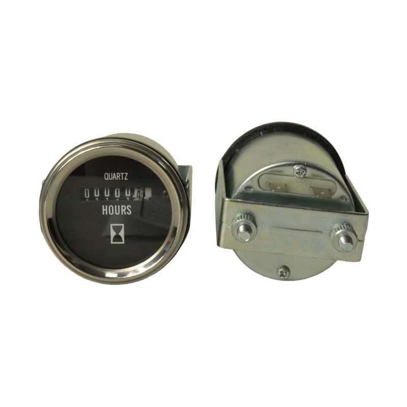Valandų skaitiklis 12v 24v skersmens 52mm ekskavatorius