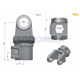 Šakinis krautuvas 27x74 6 naujo tipo serija 4 Warynski