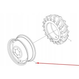 Tc02320030002k ratlankių komplektas su ratų disku