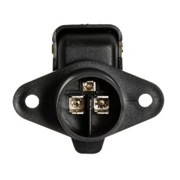 3 kontaktų JD lizdas montuojamas ant 2 skylių 12 24v