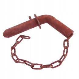 Kaištis pritvirtina priekabos rankeną