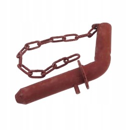 Kaištis pritvirtina priekabos rankeną