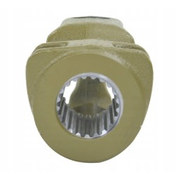 Išorinė plataus kampo jungties šakutė ant kryžiaus