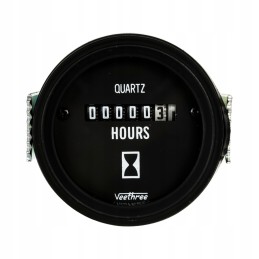 Variklio valandų skaitiklis, darbo valandos 12v 24v 52mm