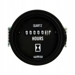 Variklio valandų skaitiklis, darbo valandos 12v 24v 52mm