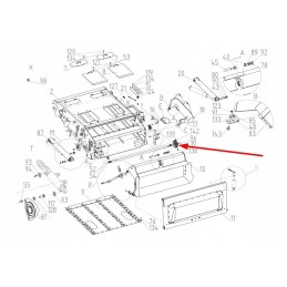 101890809 konvejerio veleno krumpliaračio flanšas
