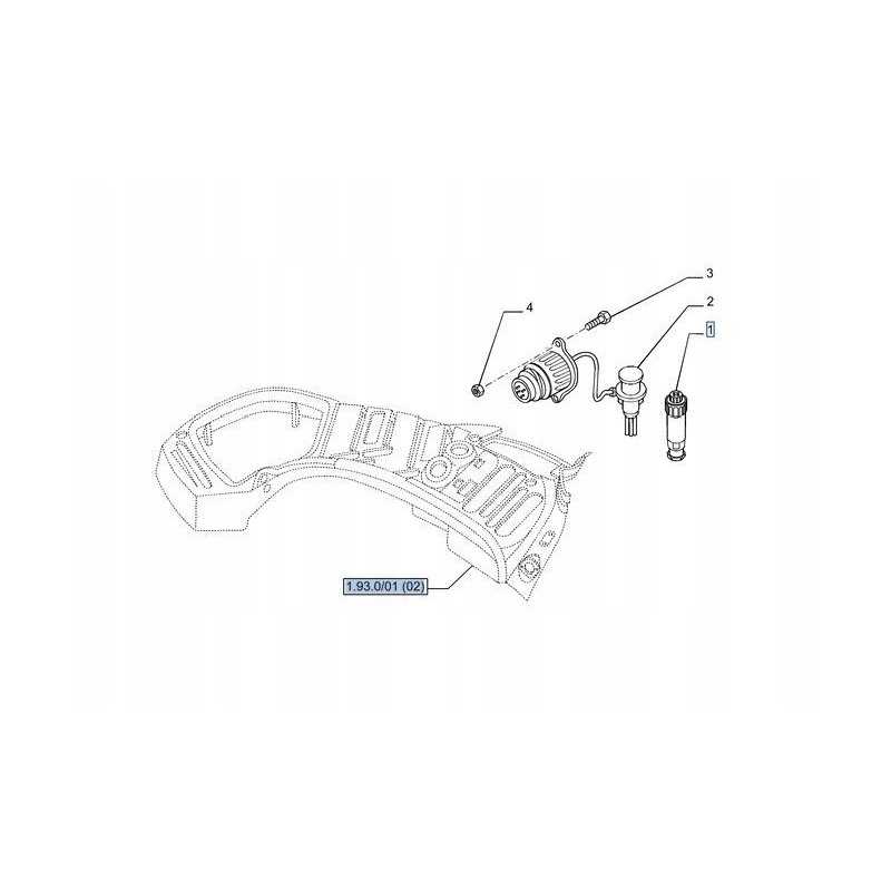 New Holland Case 87304492 CNH jungtis