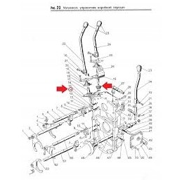 Mtz Belarus Pronar 320 pavarų perjungimo spyruoklė