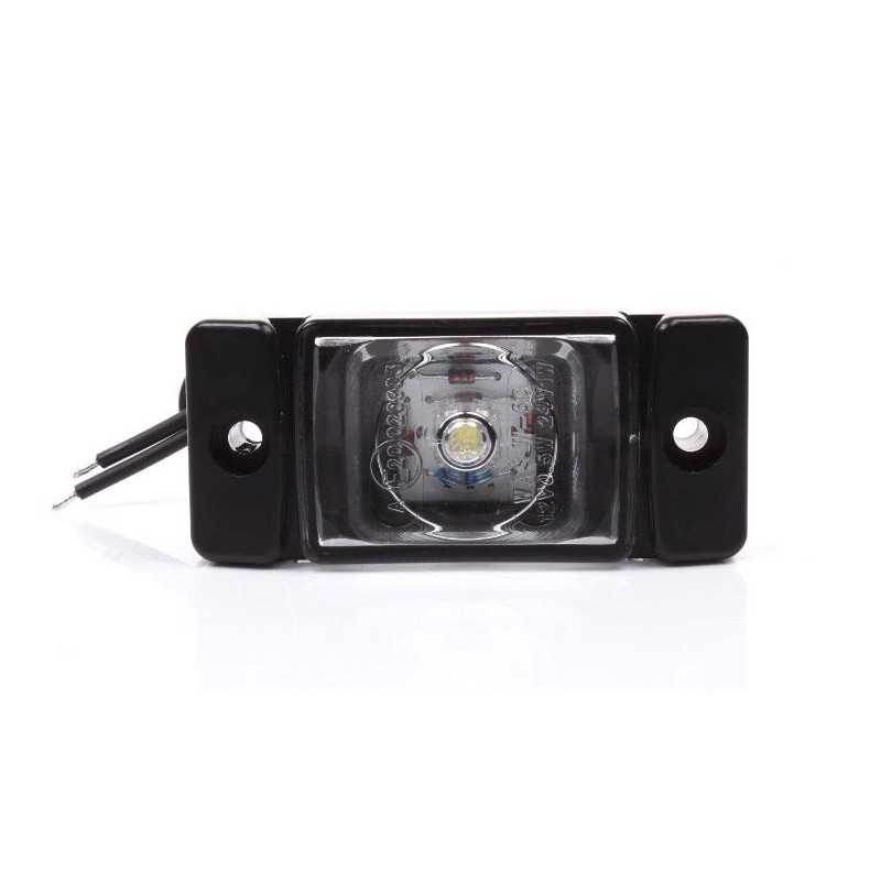 Priekinė gabaritinė lemputė balta LED W60 12v 24v