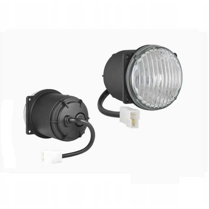 Halogeninis rūko žibintas, laidas ir jungtys