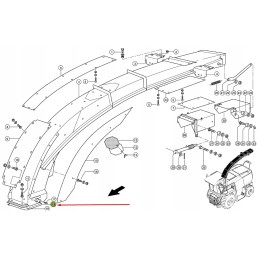 Išleidimo vamzdžio sandarinimas Claas Jaguar 068240