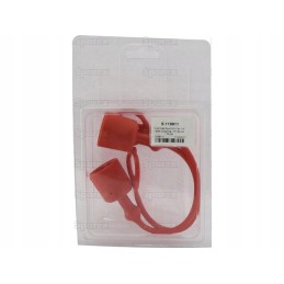 Raudonas PVC dangtelis 1 2 vyriška mova 2 vnt