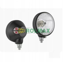 H4 R2 tipo priekinis žibintas metaliniame korpuse