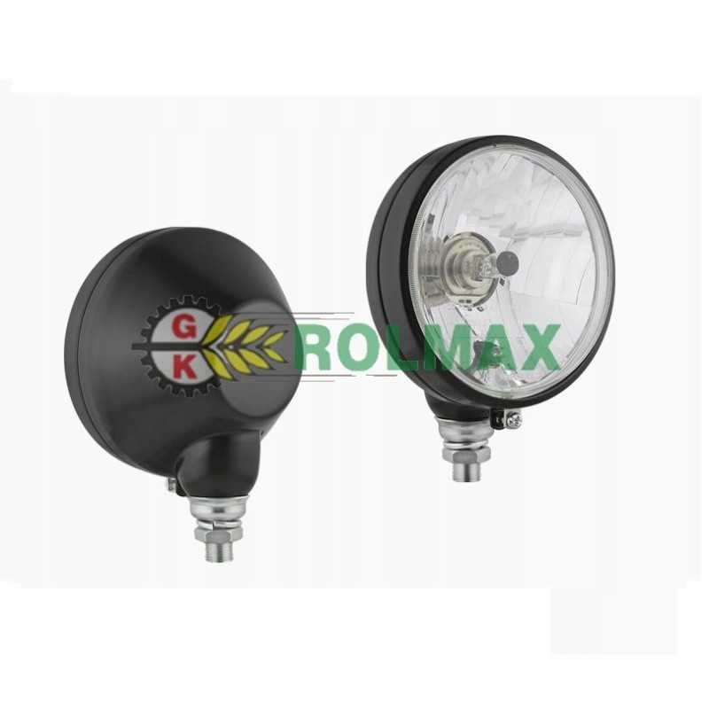 H4 R2 tipo priekinis žibintas metaliniame korpuse