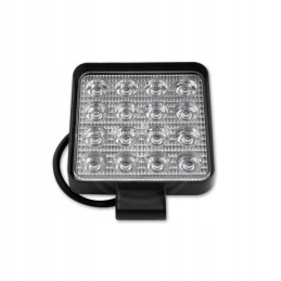 LED darbo lempa 10 30v 48w 16led kvadratas