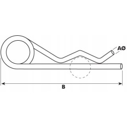 Dvigubas kaištis oe4mmx95mm 50012 9 1124 0008 3