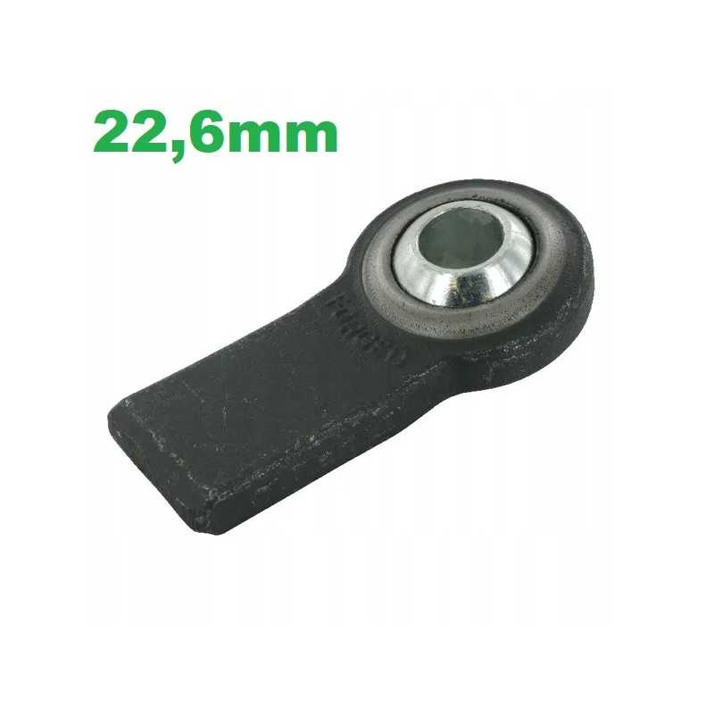 Virinama apatinės trauklės galas yra 22 6 mm