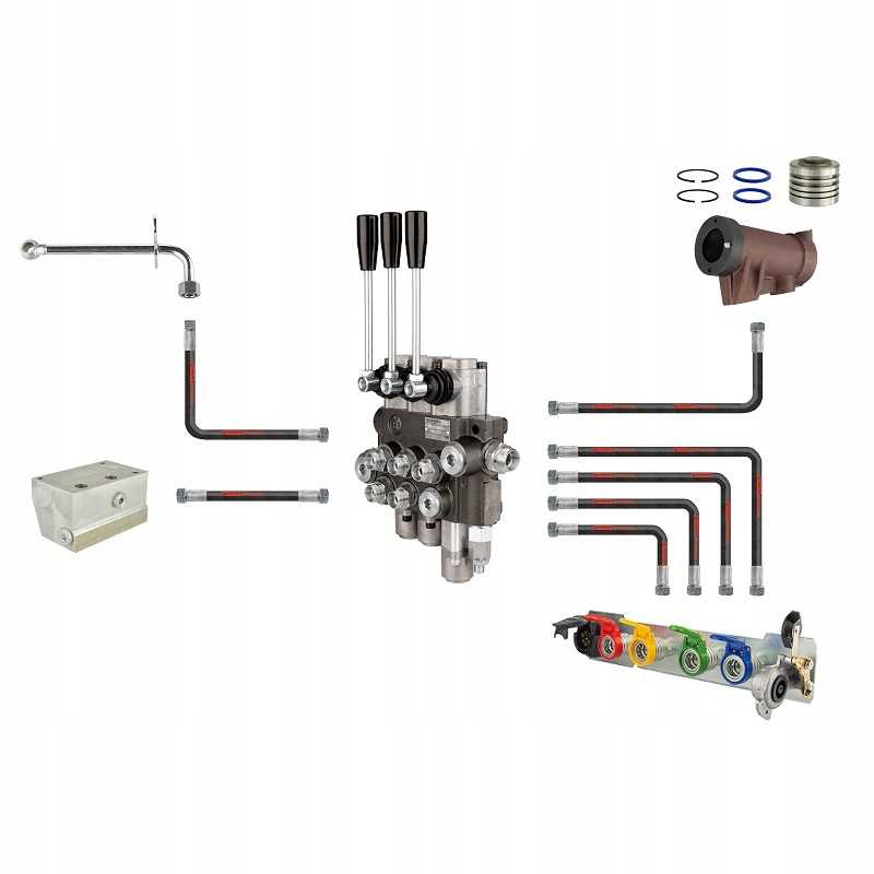 Hidraulika c 360 c360 su išoriniu skirstytuvu