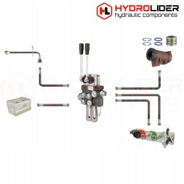Hidraulika c 360 c360 3p stūmoklio adapterio skirstytuvas