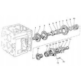 pakopos reduktoriaus krumpliaratis, komplektuojamas su mova