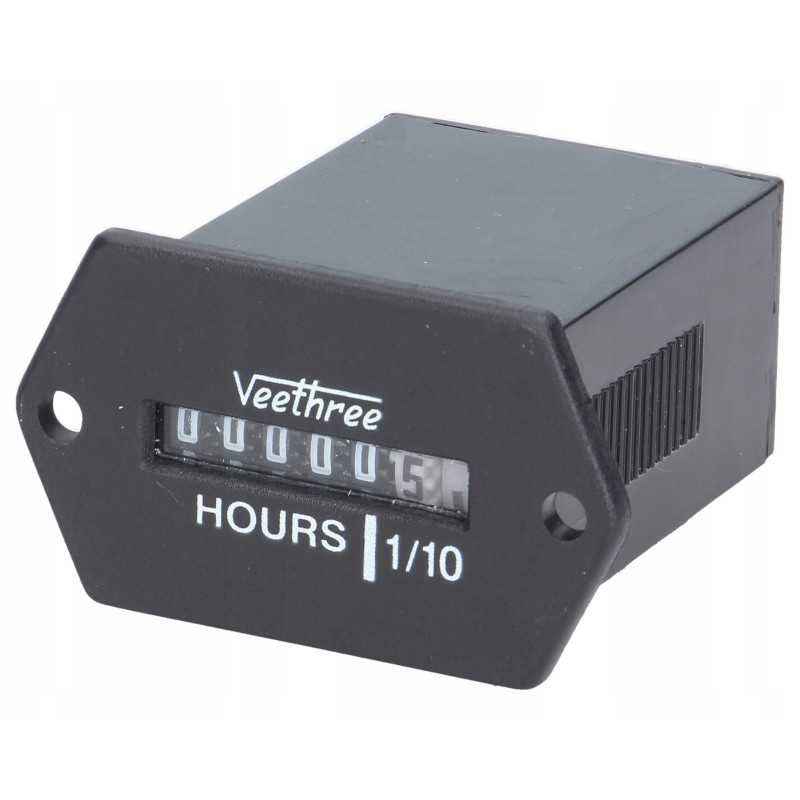 Indikatorius valandų skaitiklis mth elektrinis 10 28v