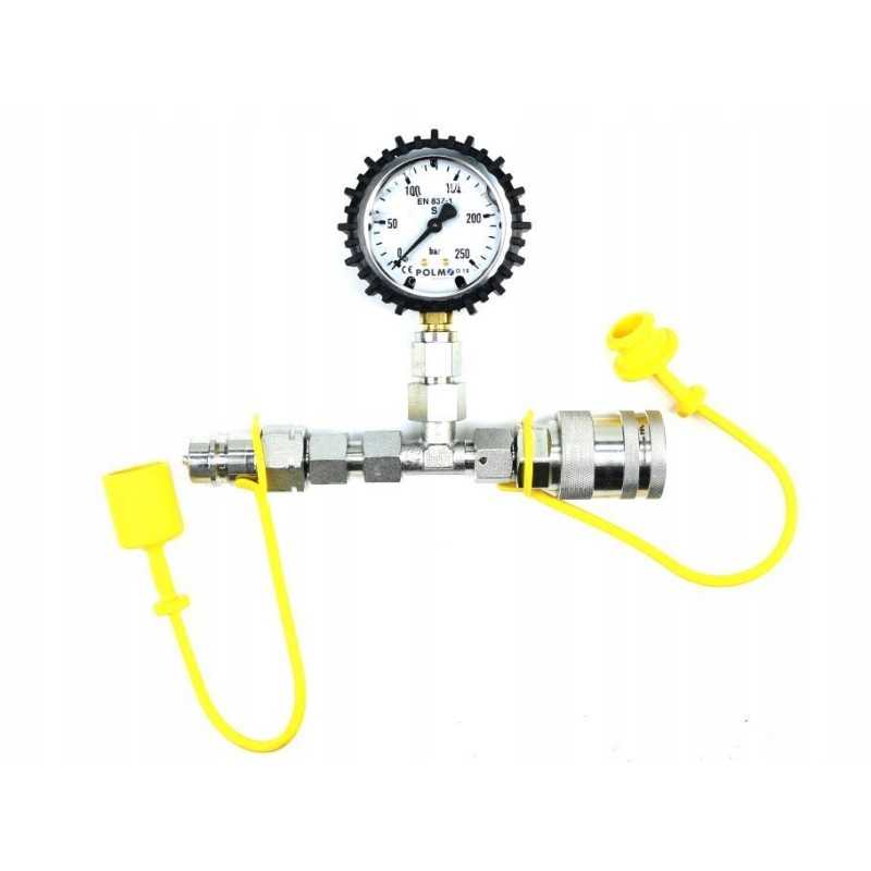 Hidraulinio slėgio matavimo rinkinys su manometru