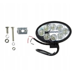LED darbo lempa elipsė 8 led 3w 12v 24v 21