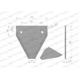 Bison 506000001 dantyti peiliai