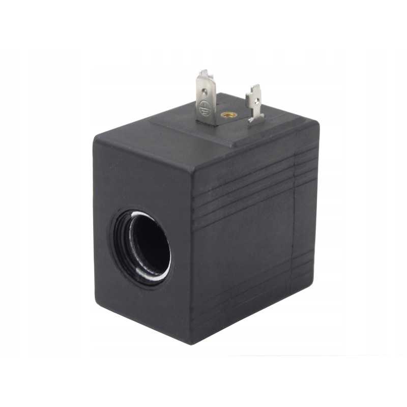 Solenoidinio vožtuvo ritė fi 16mm l 50 mm 12v kvadratas