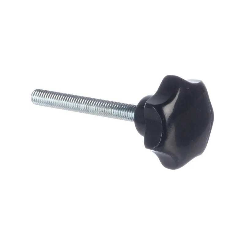 Žvaigždė rankenėlė m6x32 50 juoda 25 vnt