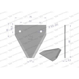 Bison 506000001 dantyti peiliai