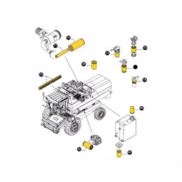 New Holland TC TX salono filtras 86545652