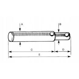 Viršutinės jungties kaištis 25x157mm z325145kr