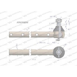Vairo jungtis 411 5mm ar63592 motogeneric