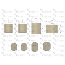Starterio įvorių komplektas r 7 50458155 4 vnt