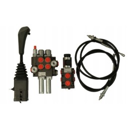 Hidraulikos komplektas, vairasvirtė, krautuvo daliklis