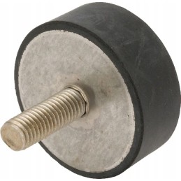 Metalo-gumos amortizatorius, nerūdijantis plienas, D tipas