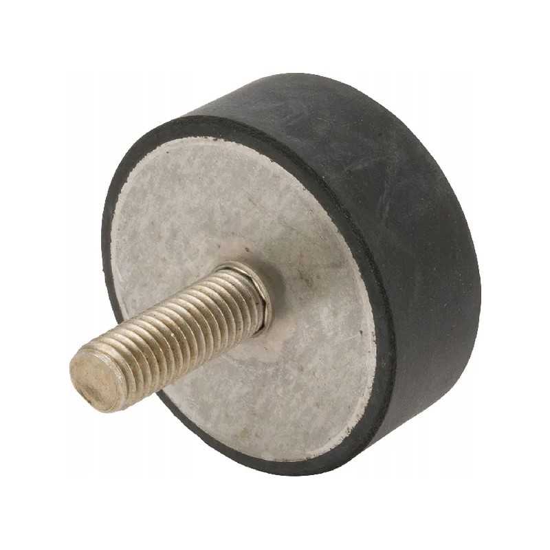 Metalo-gumos amortizatorius, nerūdijantis plienas, D tipas