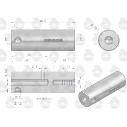 Priekinio disko palydovo kaištis 88175027 881750