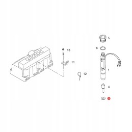 Įpurškimo poveržlė fendt f824200710050 originali