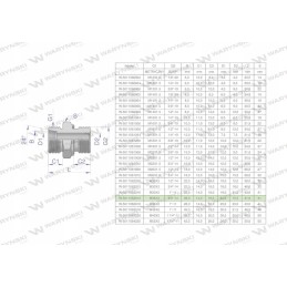Hidraulinė jungtis bb xge m36x2 28l2 28l x 3
