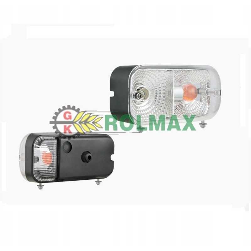 Kairysis priekinis žibintas su posūkio signalu ir mažesne galia