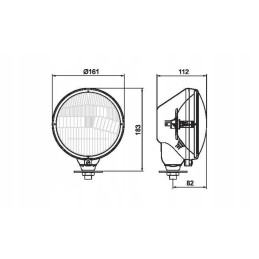 Priekinių žibintų lempa, kairysis metalas, Ursus Zetor Mtz