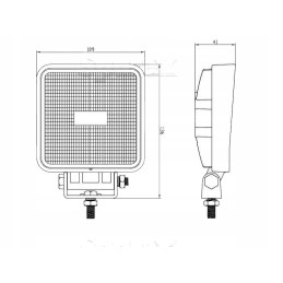 LED darbo lempos 1150 liumenų lempa