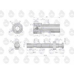 Įpurškimo siurblio presavimo elementas c 360 fpe8 3a arba