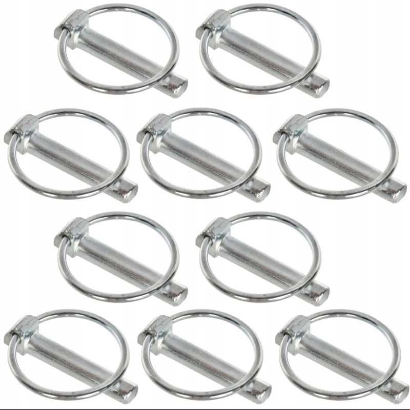 Smeigtukas, kaištis su kaiščiu, 9mm, 10 vnt