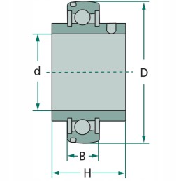 Vienos eilės savaime išsilyginantis guolis 56206