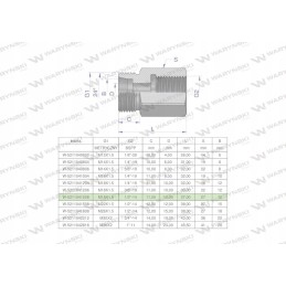 Hidraulinė diferencialo įvorė AB m18x1 5 12l sriegis