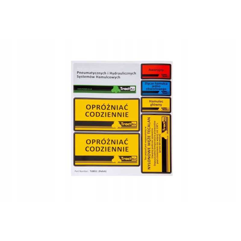 Tl0011 įspėjamasis lipdukas