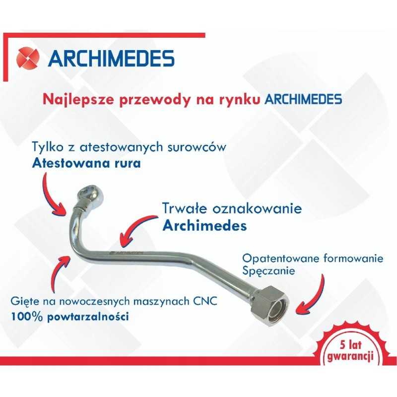Kriauklės vamzdis 2, skirstytuvas c 330 archimedes u